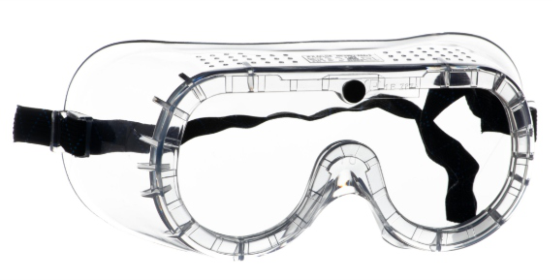 Betafit Unifit Clear Lens Direct Vent Safety Goggles - UF108