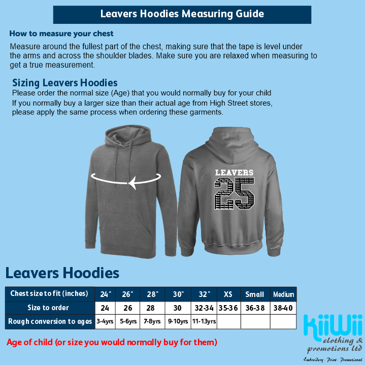 Junior Kedington Primary Leavers Hoodie - £9.90 each