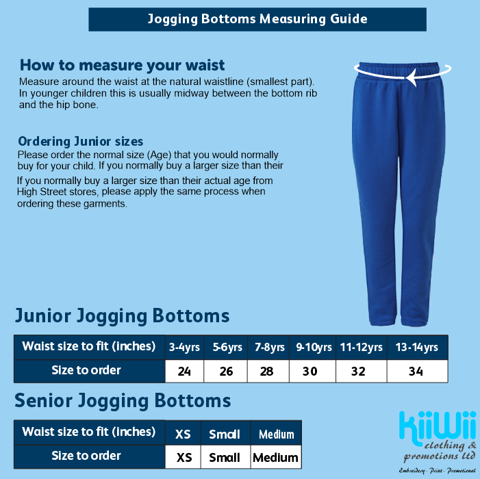 Jogging Bottoms - Senior Sizes