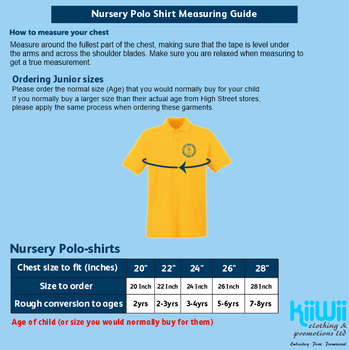 Nursery Polo Shirt Yellow