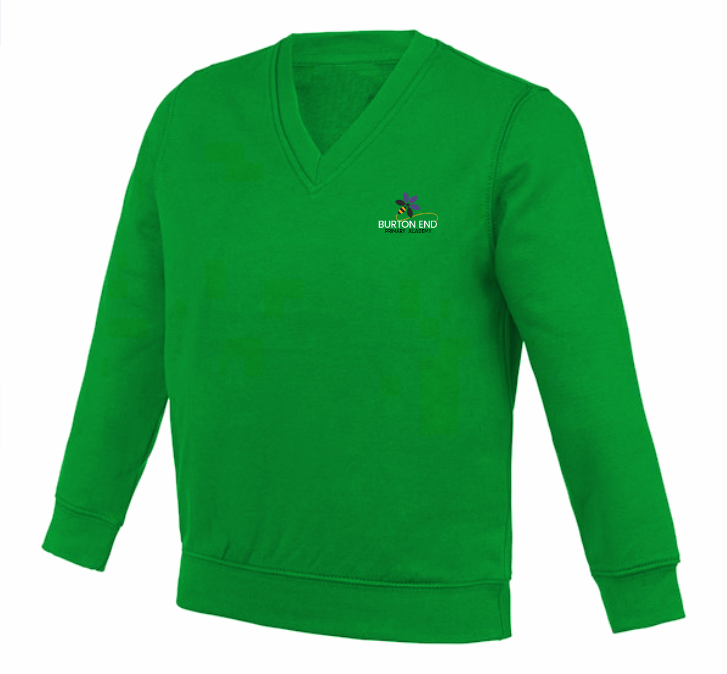 V-Neck Sweatshirt - Junior Sizes