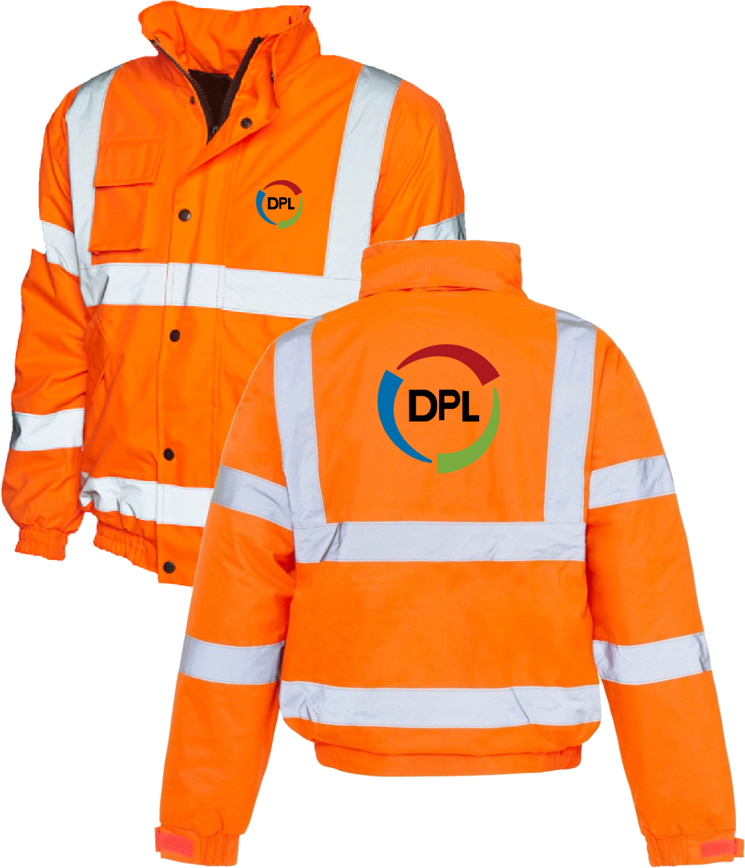 Hi Vis Orange Bomber Jacket