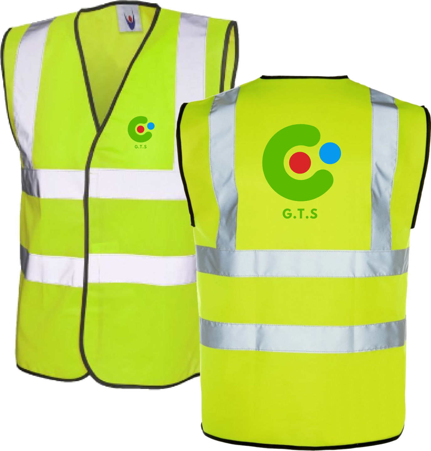 DPL Group Hi Vis Yellow Safety Waistcoat