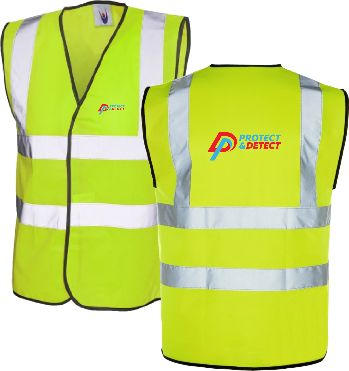 DPL Group Hi Vis Yellow Safety Waistcoat