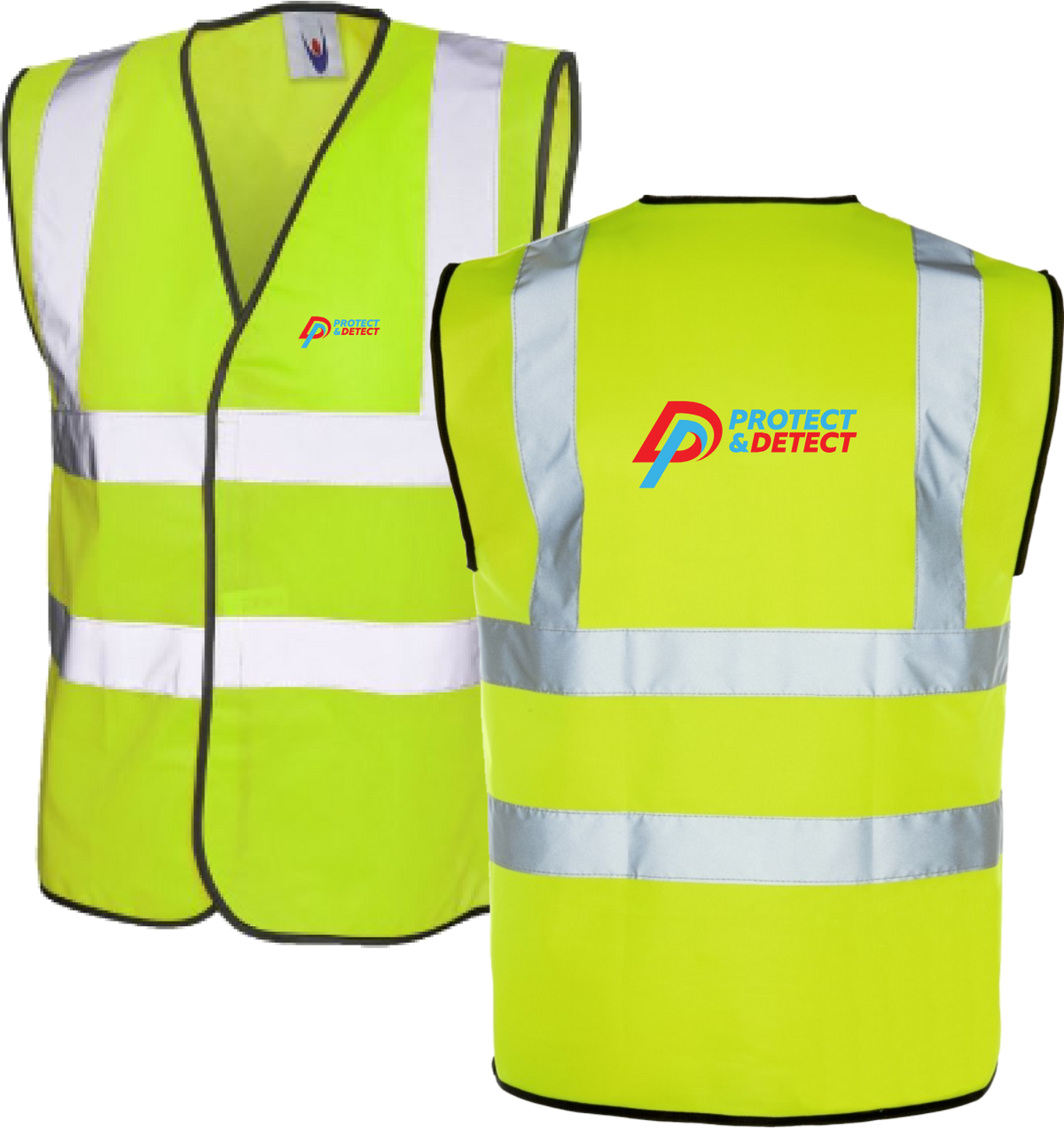 DPL Group Hi Vis Yellow Safety Waistcoat