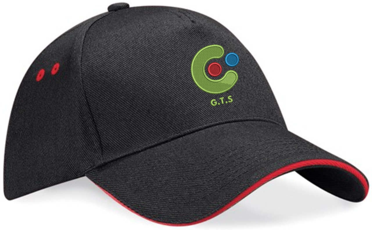 Black/Red Baseball Cap