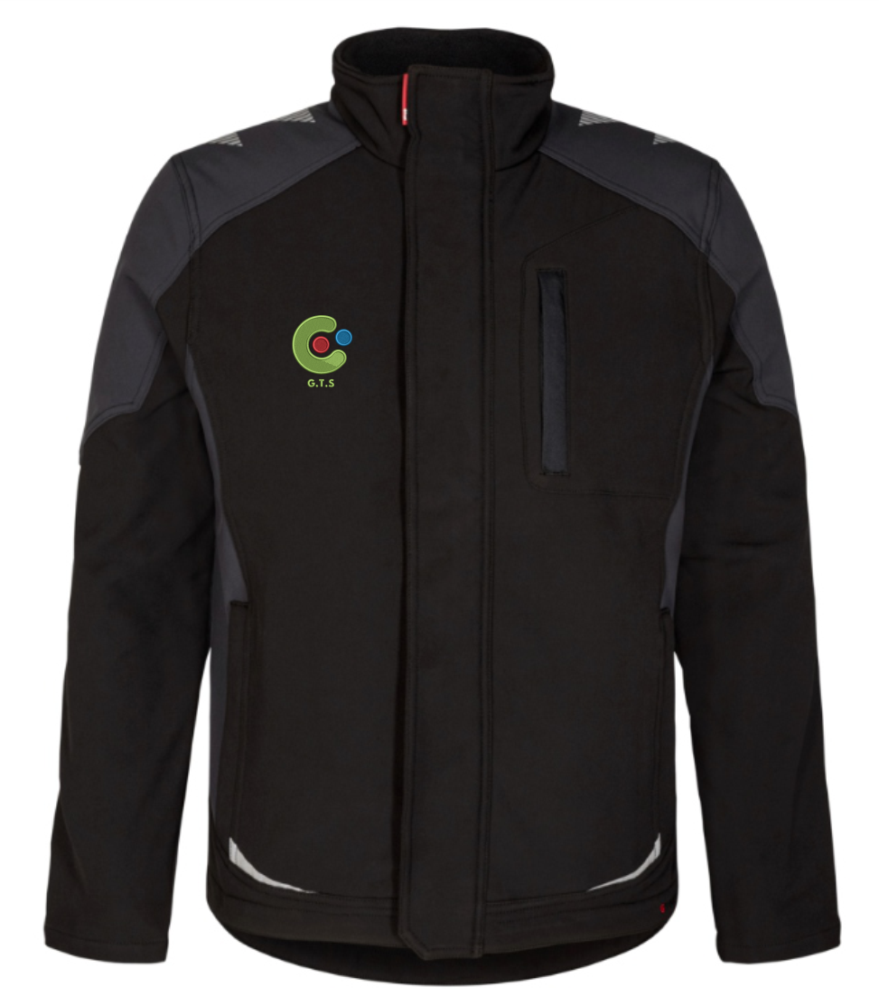 DPL Group Engel - Men's Galaxy Black / Anthracite Grey Softshell Jacket