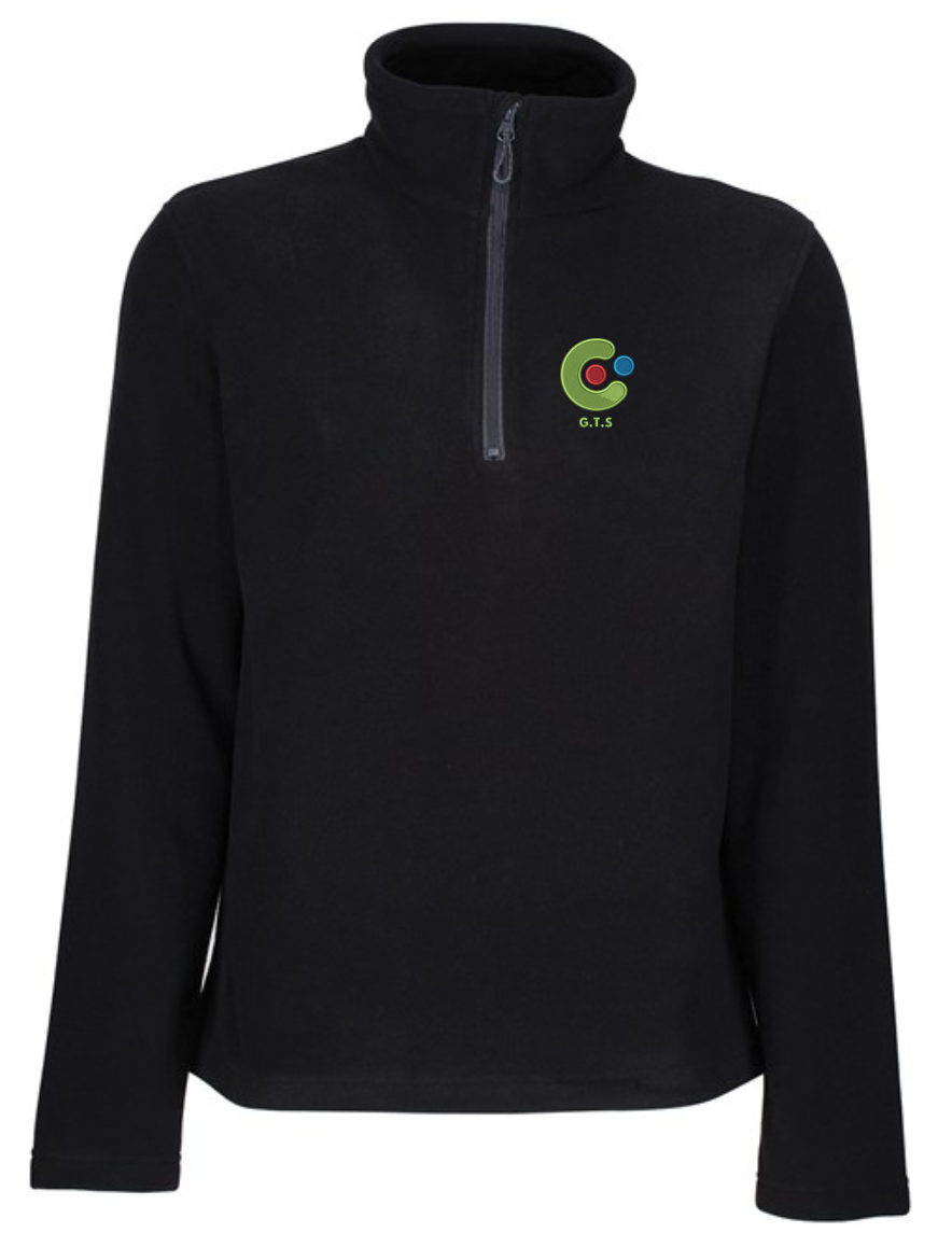 DPL Group Regatta Black 1/4 Zip Fleece Top