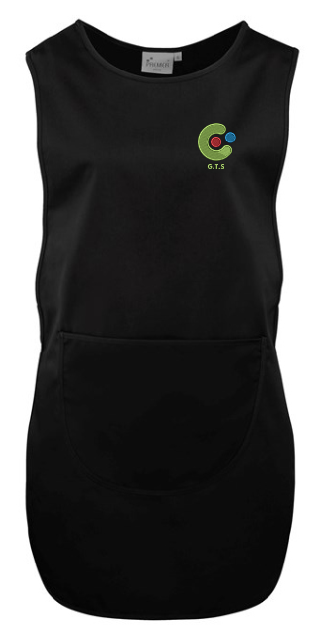 DPL Group Portwest Black Long Length Tabard with Pocket