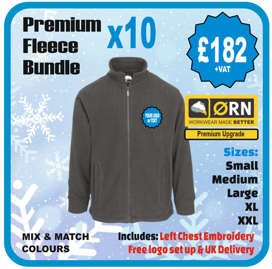 Orn Workwear Premium Fleece Pack of 10