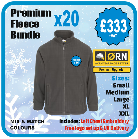 Orn Workwear Premium Fleece Pack of 20