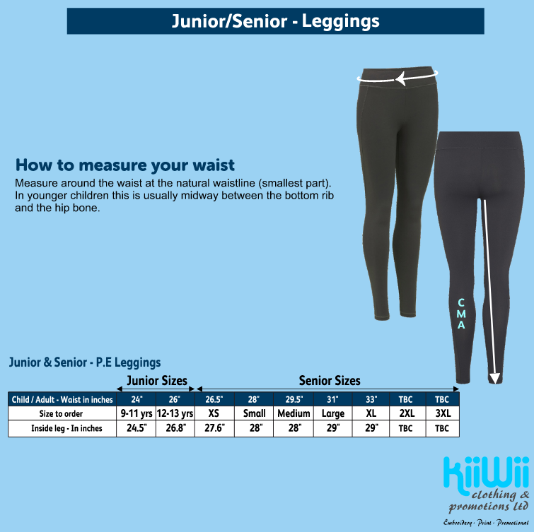 CMA Leggings - Senior Sizes