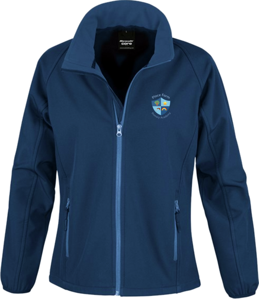 Place Farm Primary - Staff Ladies Softshell Jacket (Ladies Cut Sizing)