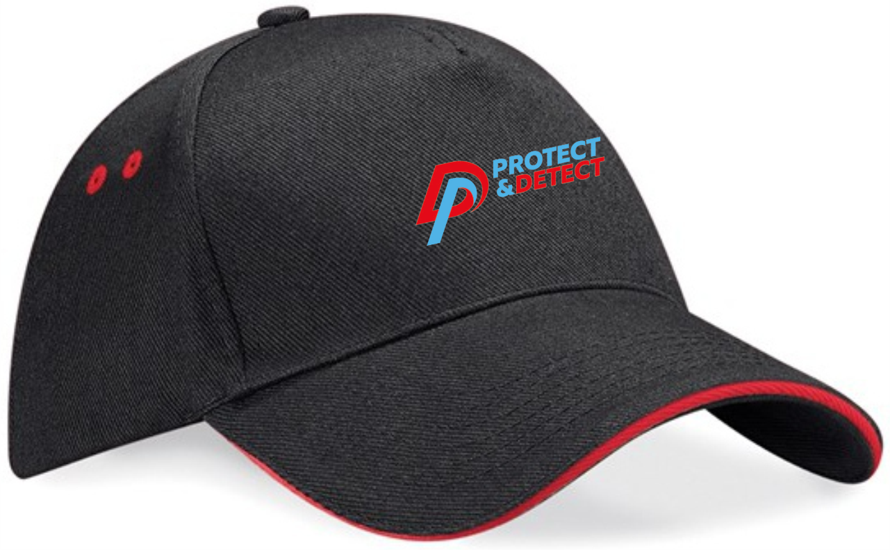 Black/Red Baseball Cap