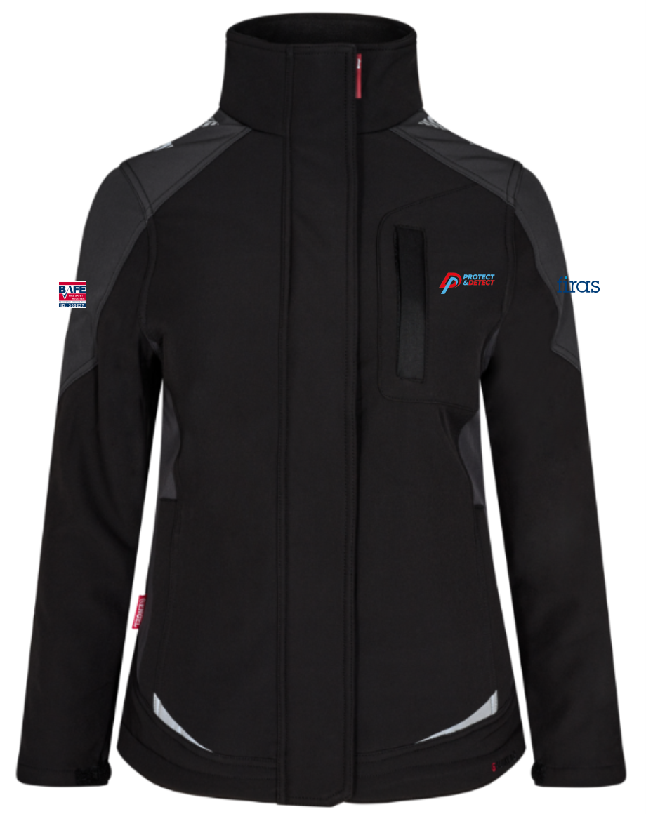 Engel - Women's Galaxy Black  / Anthracite Grey Softshell Jacket