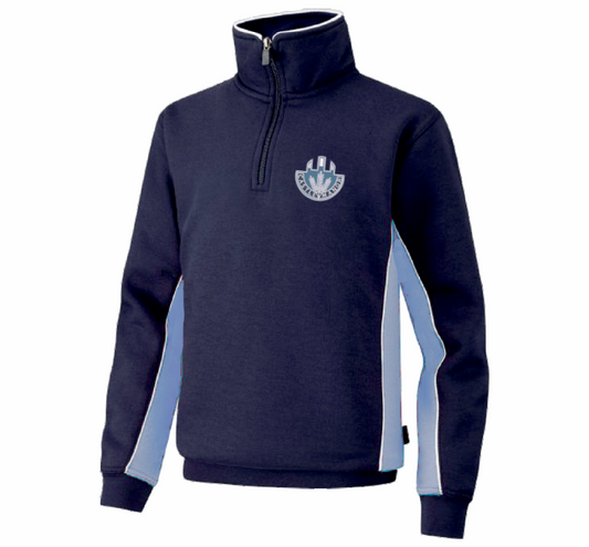 1/4 Zip PE Sweatshirt - Junior Sizes