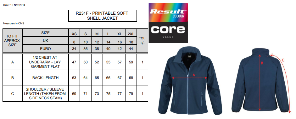 Coupals Primary - Staff Ladies Softshell Jacket with initials (Ladies Cut Sizing)
