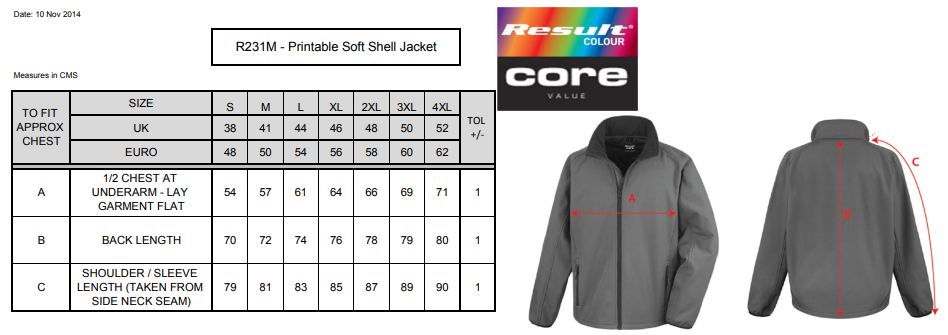 Coupals Primary - Staff Softshell Jacket (Unisex Sizing)