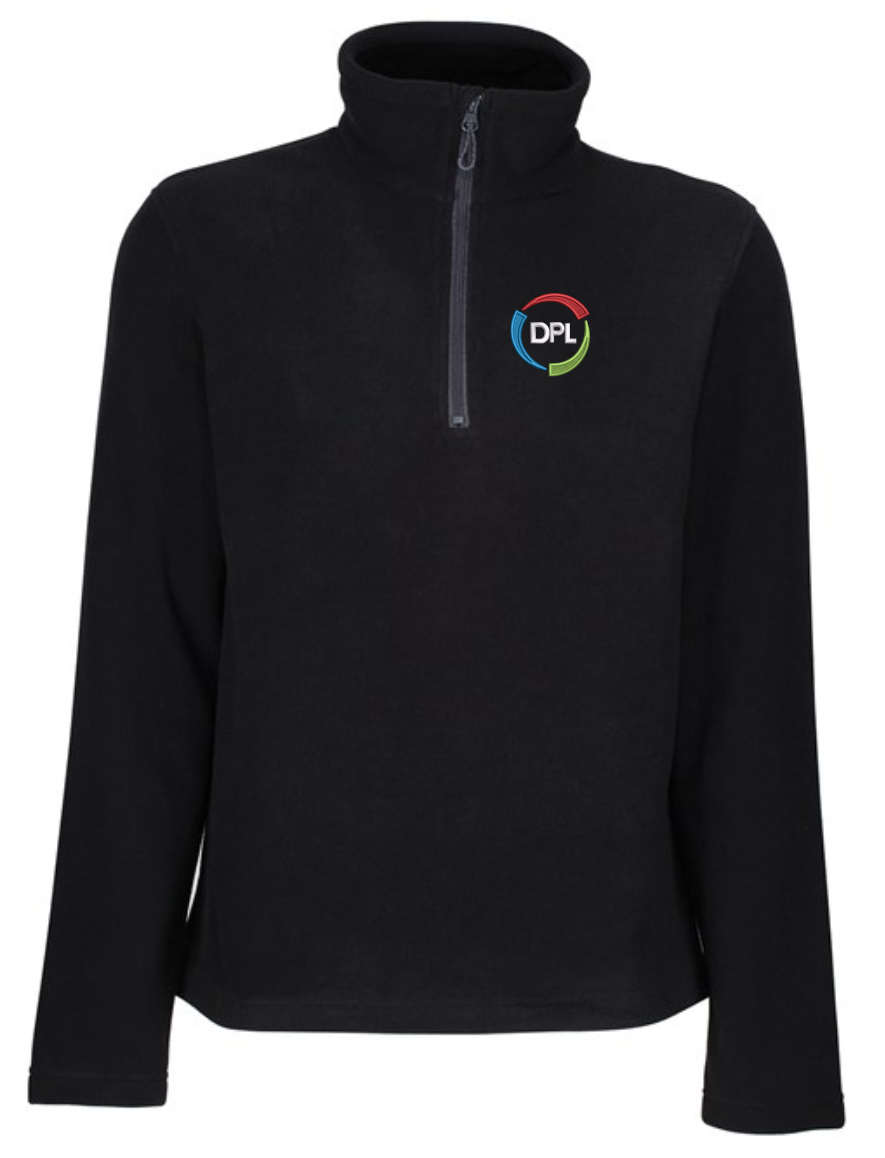 DPL Group Regatta Black 1/4 Zip Fleece Top