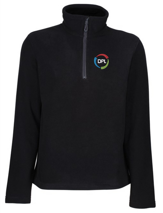 DPL Regatta Black 1/4 Zip Fleece Top