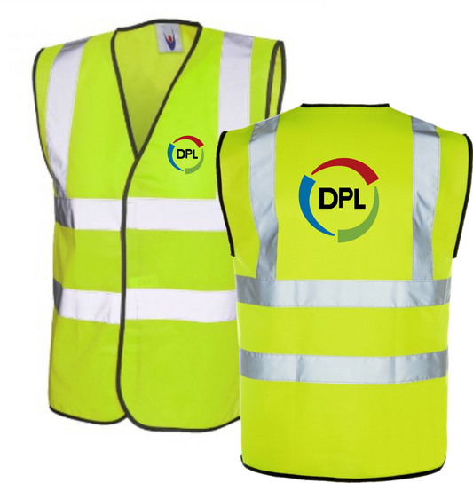 Hi Vis Yellow Safety Waistcoat