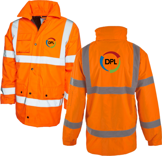 Hi Vis Orange Road Traffic Jacket