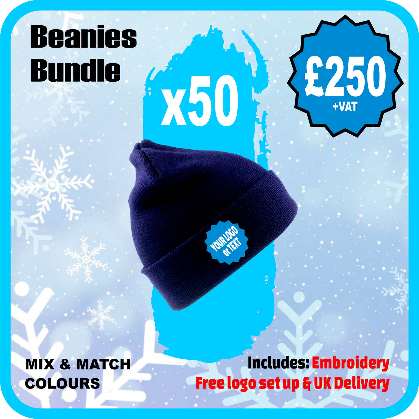 Beanie Bundle Pack of 50