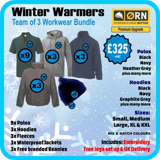 Team of 3 Winter Orn Workwear Premium Bundle